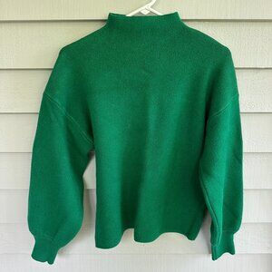 Green Mockneck Sweater